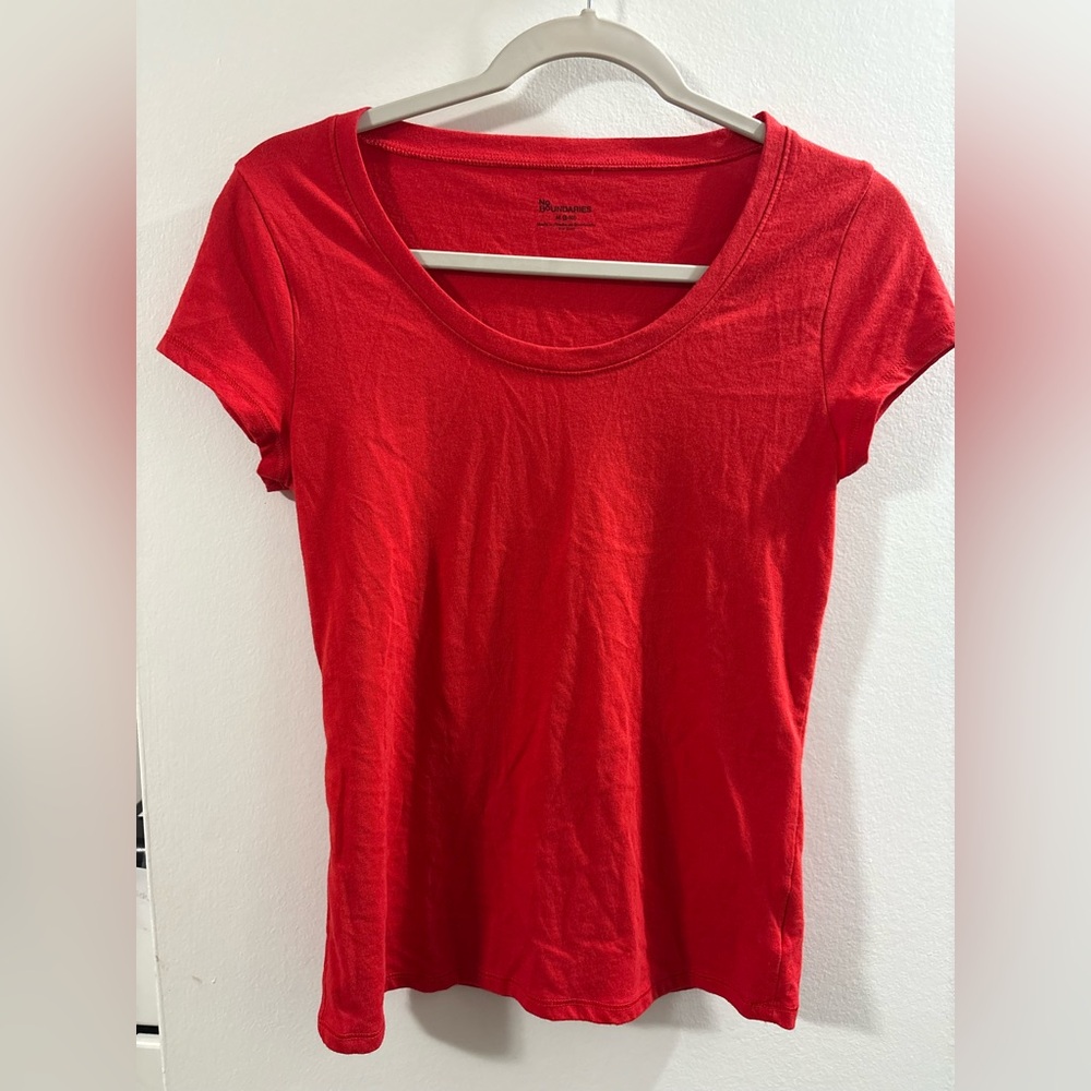 Banana Republic Red Short Sleeve Tee